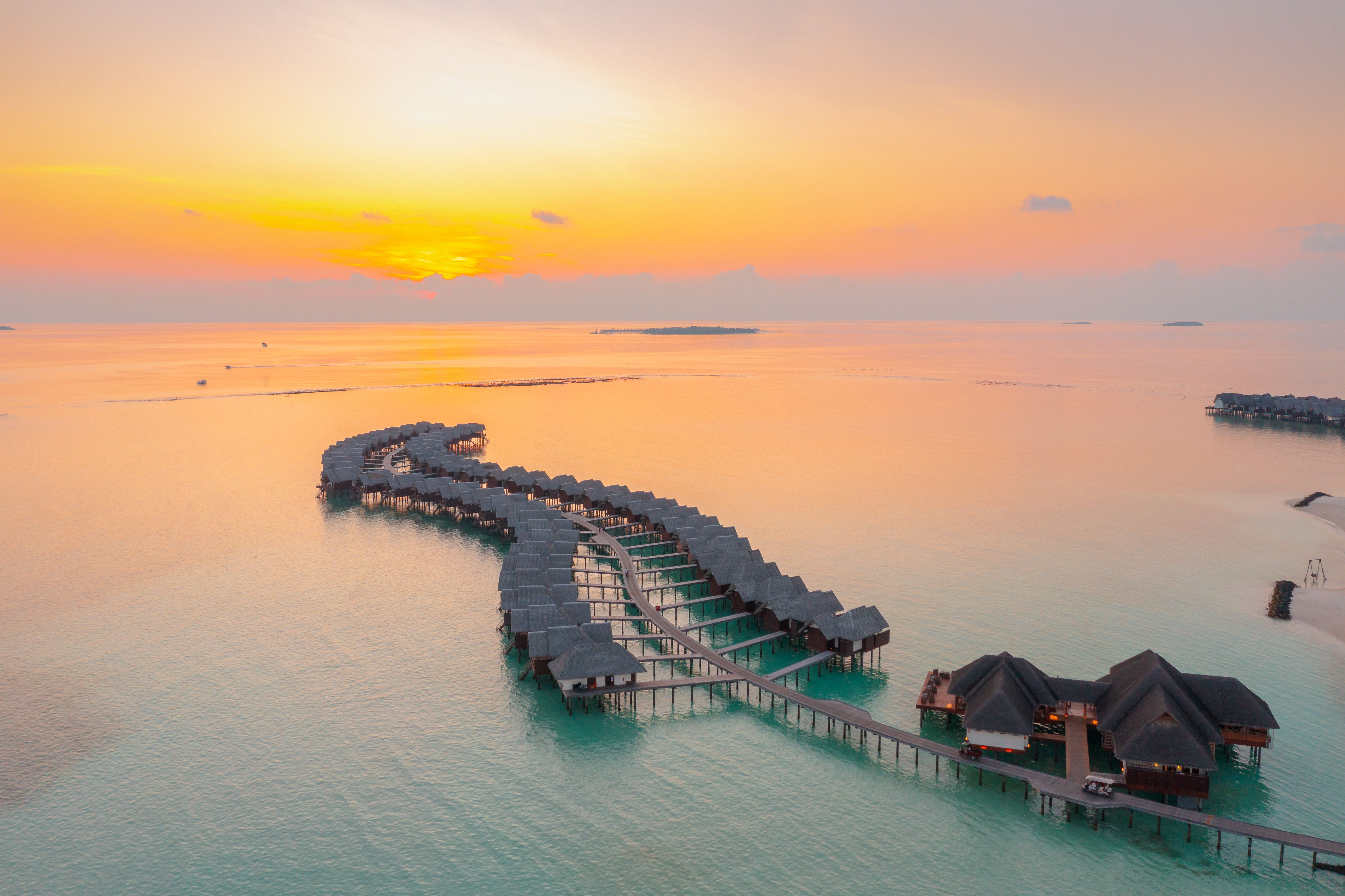 Maldives resort representing tour operator package options from India
