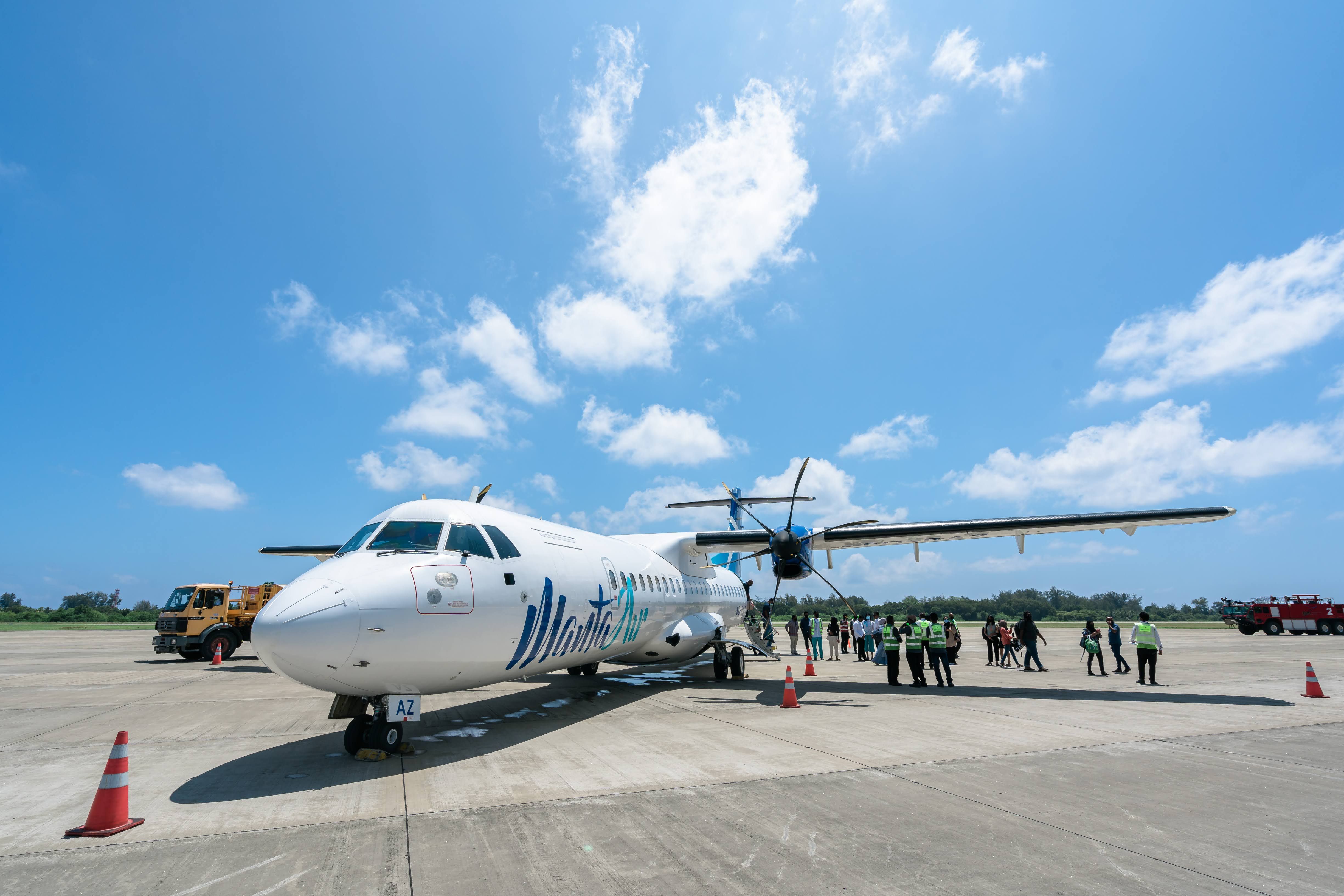 Maldives Velana International Airport arrival representing visa on arrival process